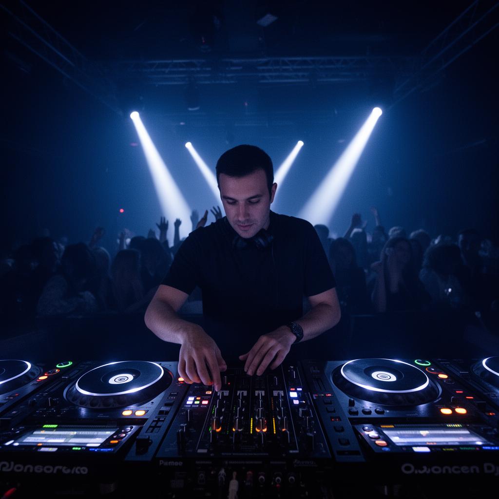 DJ performing at a club
